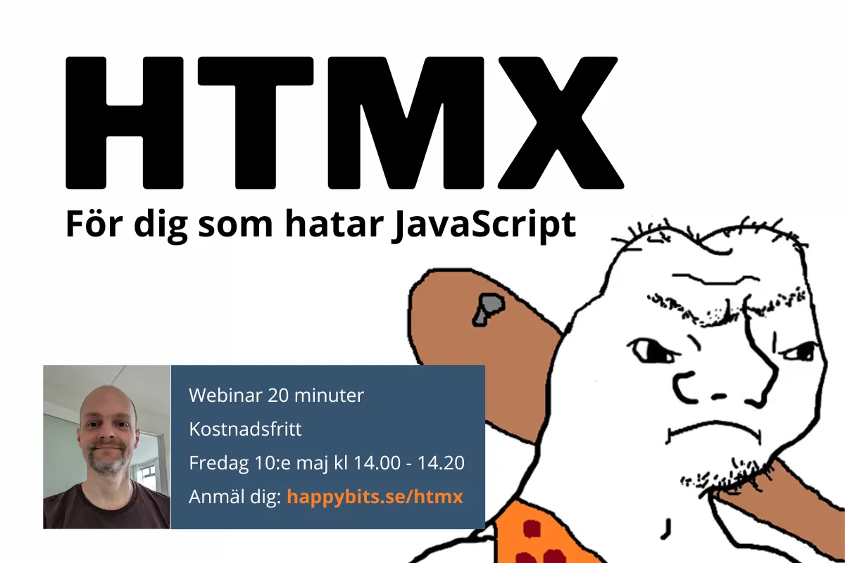 HTMX - för dig som hatar JavaScript